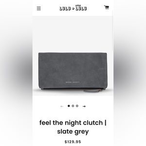 Status Anxiety Clutch Bag Purse ‘feel the night’